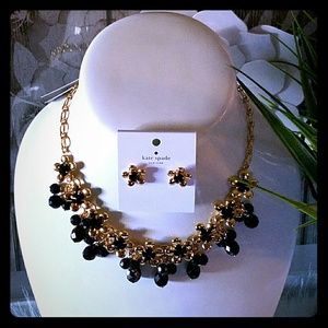 Kate spade sunset bloom set of earrings & necklace